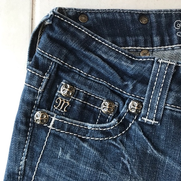 Miss Me Cotton Stretch Denim Jeans JP5005-6R J38 - Picture 4 of 8